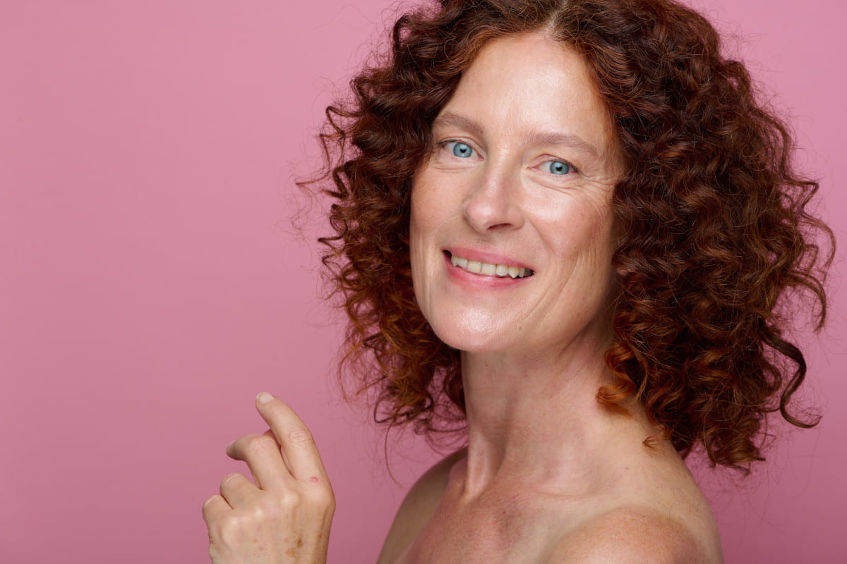 Beauty Frau Lachend